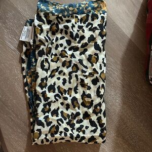 Anthropologie Leopard Print Scarf